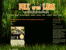 Tablet Screenshot of folkonthelawn.com